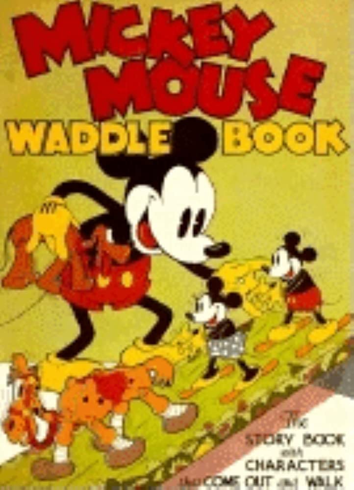 Mickey Mouse Waddle Book,Used