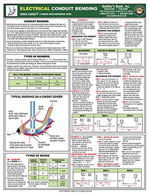 Electrical Conduit Bending Quickcard