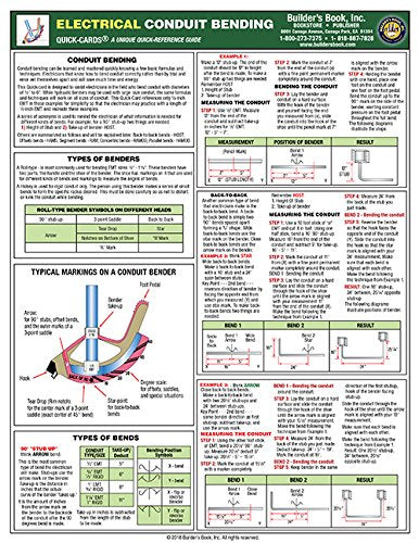 Electrical Conduit Bending Quickcard