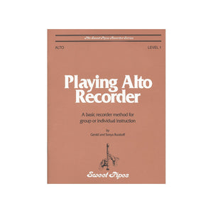 Sweet Pipes Playing Alto Recorder-Used Condition