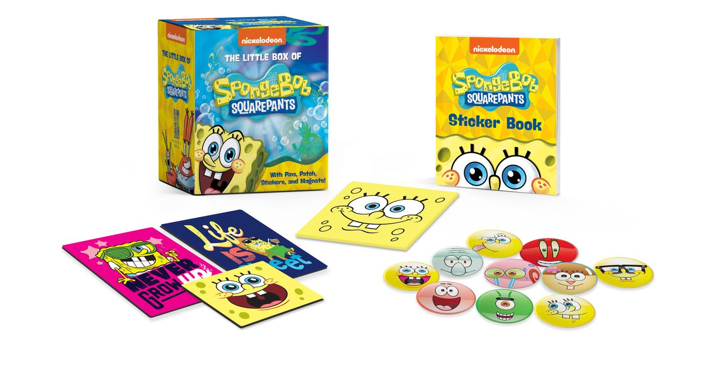 The Little Box Of Spongebob Squarepants: With Pins, Patch, Stickers, And Magnets! (Rp Minis)