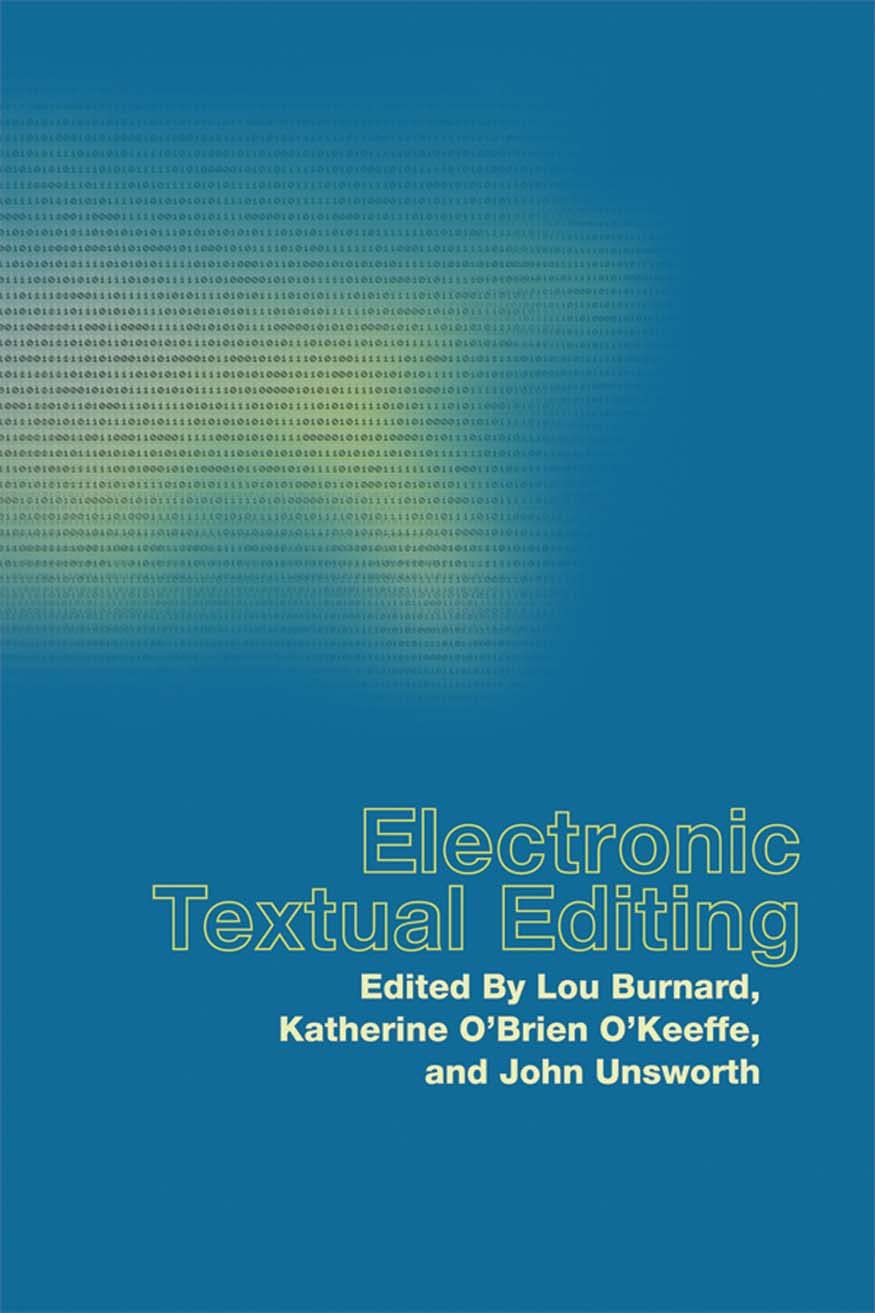 Electronic Textual Editing,Used