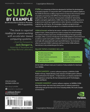 Cuda By Example: An Introduction To Generalpurpose Gpu Programming,Used