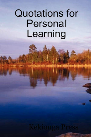 Quotations For Personal Learning,New