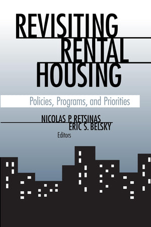 Revisiting Rental Housing: Policies, Programs, And Priorities,Used