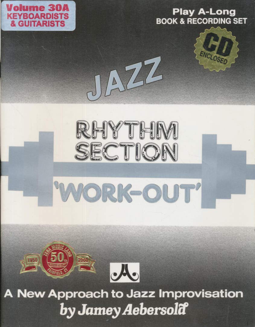 Jamey Aebersold Jazz  Jazz Rhythm Section Workout, Vol 30B: Bassists & Drummers, Book & Cd (Jazz Rhythm Section Playalong, ,Used
