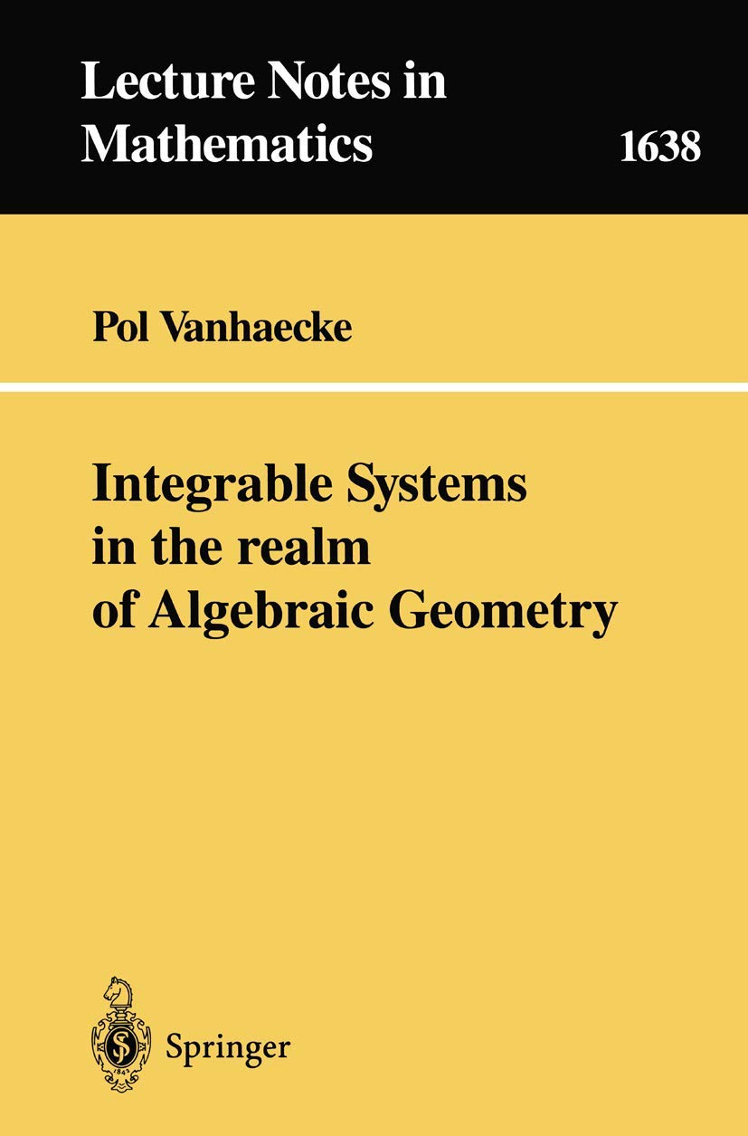 Integrable Systems in the realm of Algebraic Geometry (Lecture Notes in Mathematics),Used