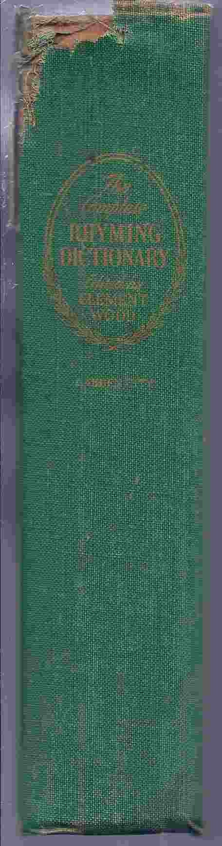 The Complete Rhyming Dictionary: The Essential Handbook for Poets and Sungwriters,Used