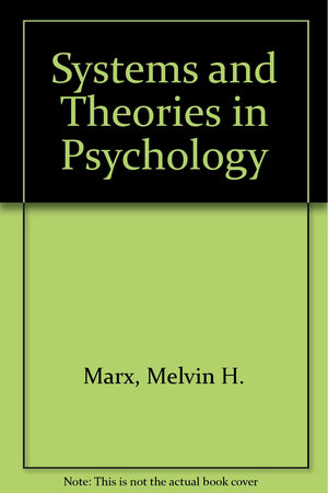 Systems And Theories In Psychology (Mcgrawhill Mechanical Engineering),Used