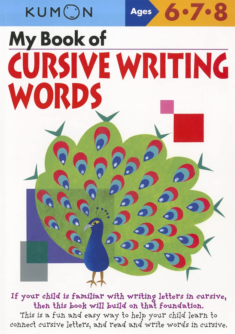 My Book Of Cursive: Writing Words (Cursive Writing Workbooks),New