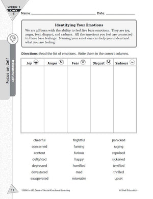 180 Days: SocialEmotional Learning for 5th Grade Practice Workbook for Classroom and Home, Cool and Fun Practice Created by Tea,Used