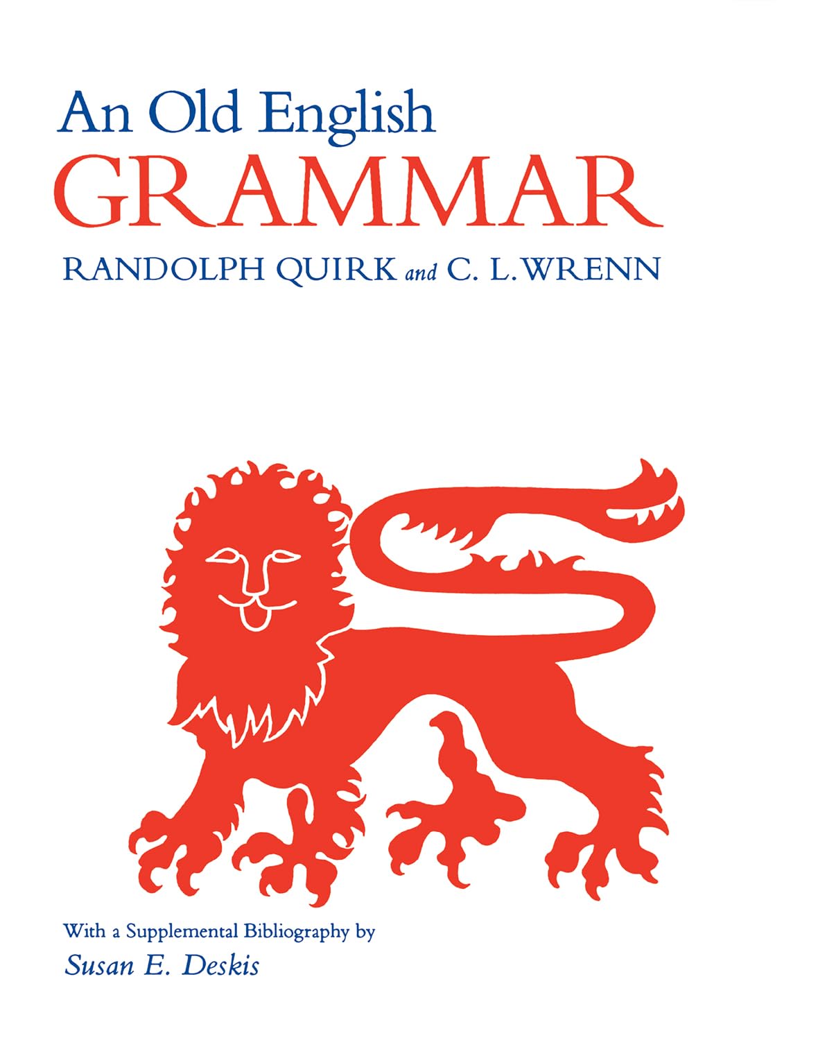 An Old English Grammar (Religious Studies; 34),New