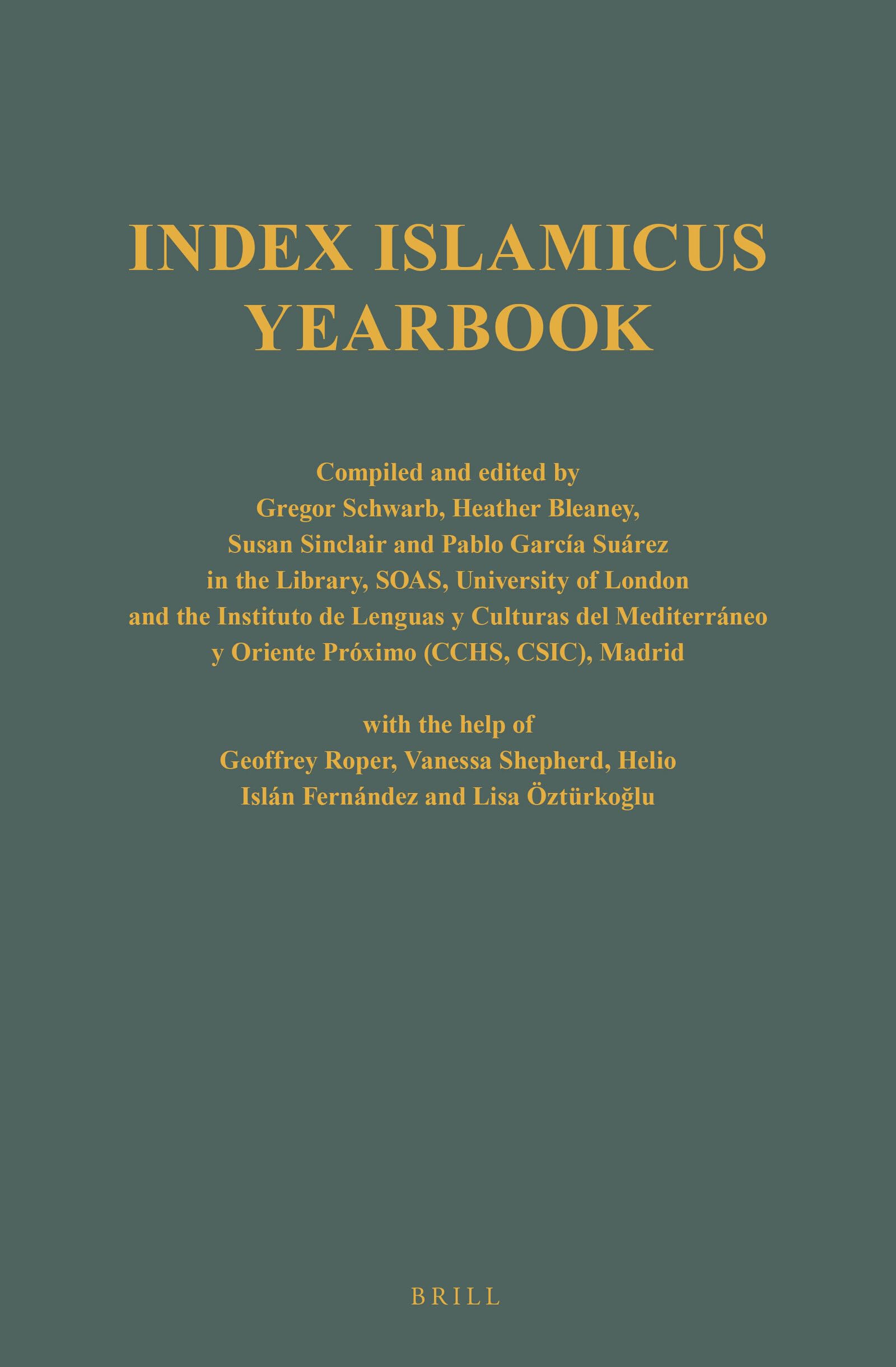 Index Islamicus Volume 19561960 (Index Islamicus Yearbooks),Used