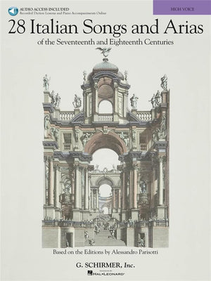 28 Italian Songs & Arias of the 17th & 18th Centuries: Based on the Editions by Alessandro Parisotti High Voice, Book with Onlin,Used
