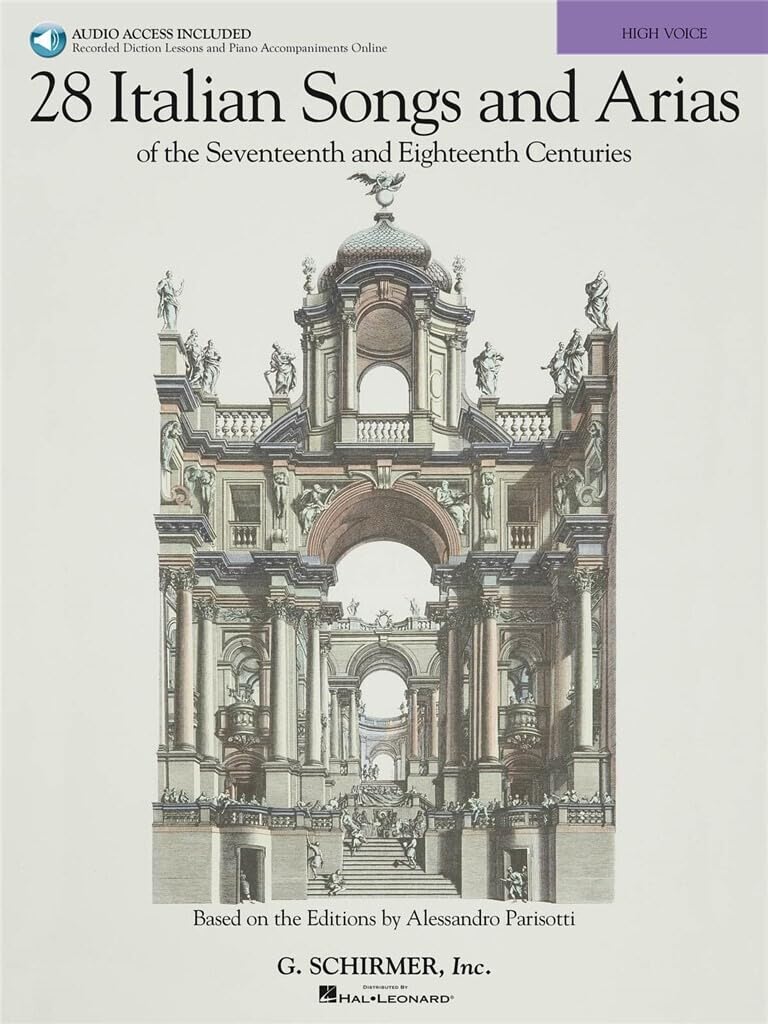 28 Italian Songs & Arias of the 17th & 18th Centuries: Based on the Editions by Alessandro Parisotti High Voice, Book with Onlin,Used
