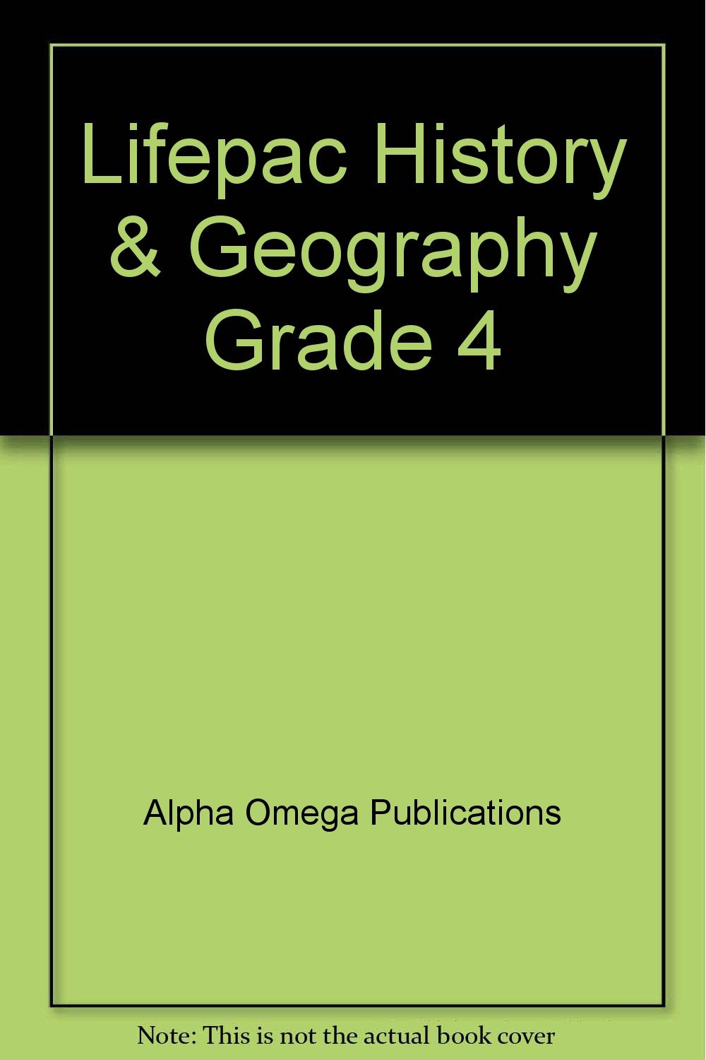 Lifepac History & Geography Grade 4,Used