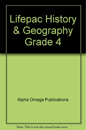 Lifepac History & Geography Grade 4,Used