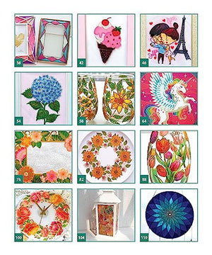 Beginner's Guide to Glass Painting: 16 Amazing Projects for Picture Frames, Dishware, Mirrors, and More! (Fox Chapel Publishing),New