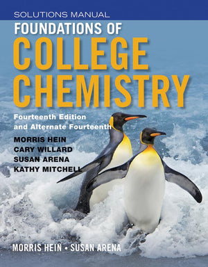 Foundations of College Chemistry, Student Solutions Manual,Used