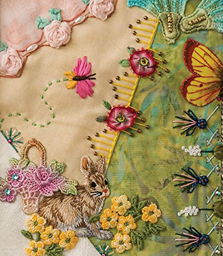Stunning Stitches for Crazy Quilts: 480 Embroidered Seam Designs, 36 StitchTemplate Designs for Perfect Placement,Used