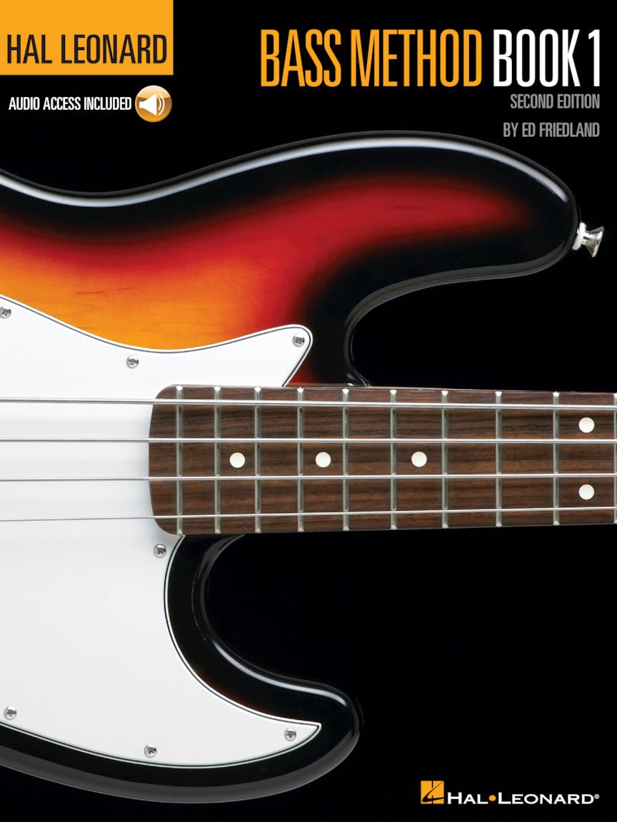 Hal Leonard Bass Method Book 1  2nd Edition Book/Online Audio (Hal Leonard Electric Bass Method),Used