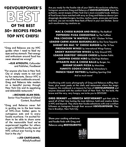 Devour Nyc: A Cookbook: Discover The Most Delicious, Epic And Occasionally Outrageous Foods Of New York City