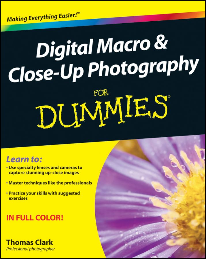 Digital Macro & Closeup Photography For Dummies-new,New