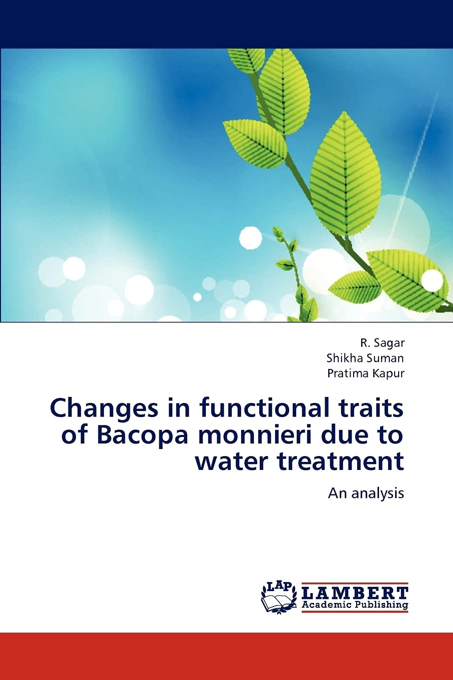 Changes in functional traits of Bacopa monnieri due to water treatment: An analysis,Used
