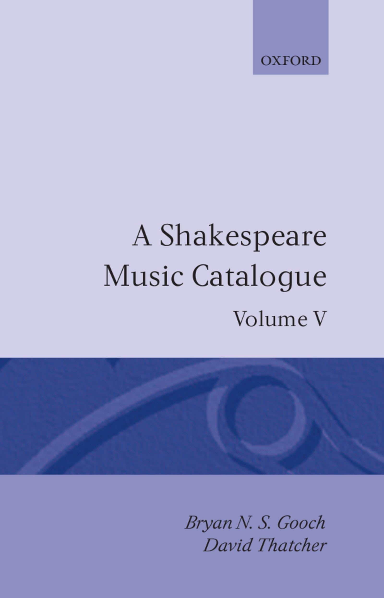 A Shakespeare Music Catalogue: Volume V: Bibliography (Shakespeare Music Catalogue Vol. 5),Used