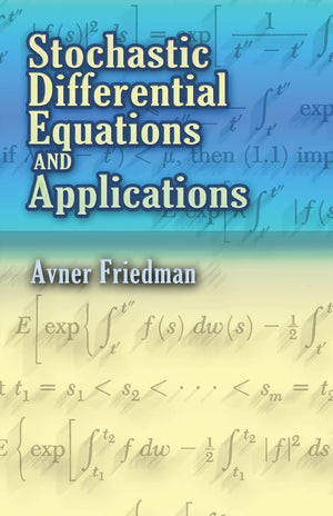 Stochastic Differential Equations And Applications (Dover Books On Mathematics)-new