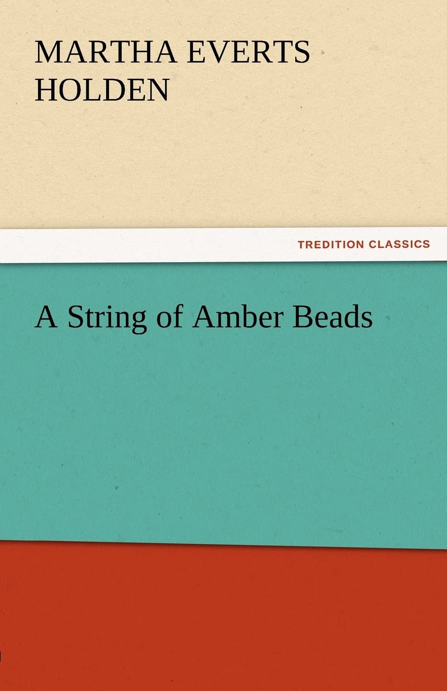 A String of Amber Beads,Used