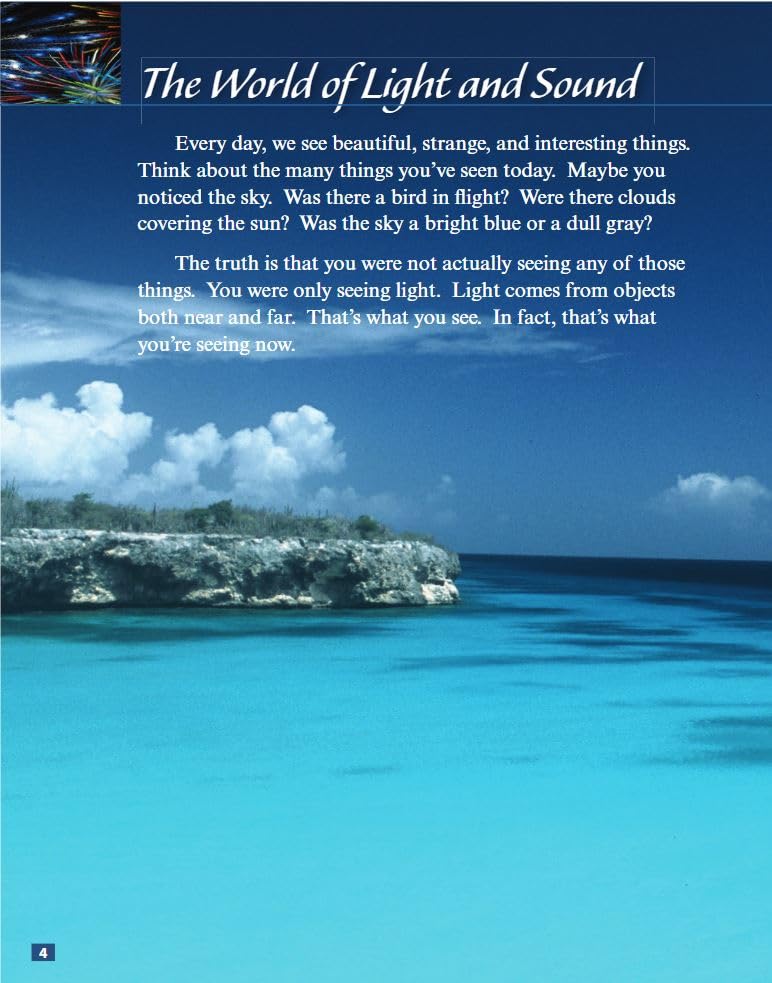 All About Light And Sound: Physical Science (Science Readers),Used