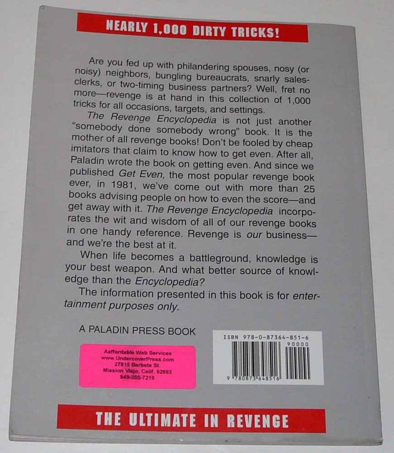Revenge Encyclopedia,Used