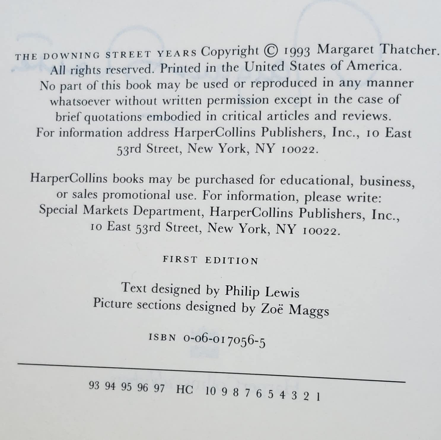 The Downing Street Years,Used