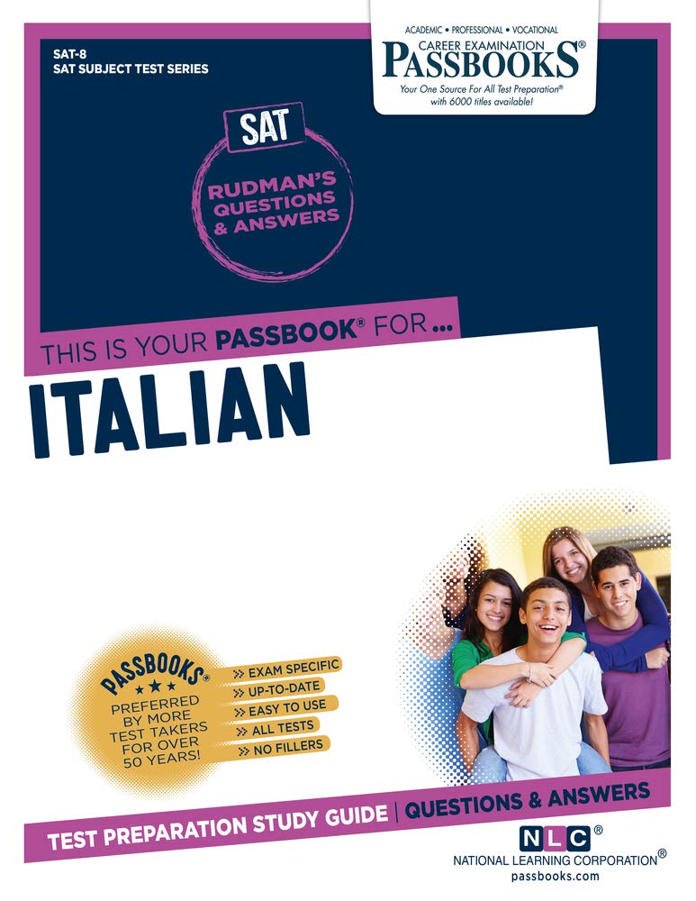 Italian (SAT8): Passbooks Study Guide (College Board SAT Subject Test Series),Used