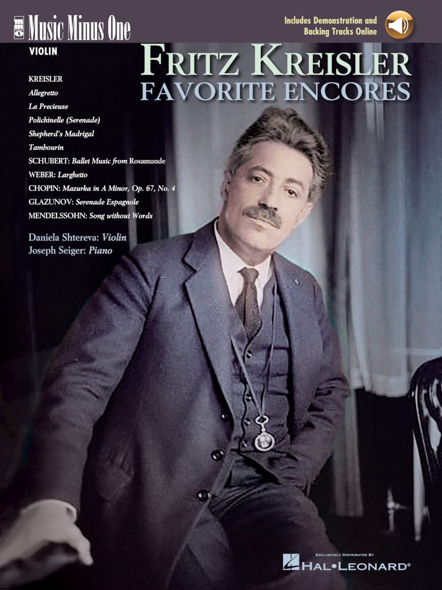 Fritz Kreisler  Favorite Encores: Music Minus One Violin,Used