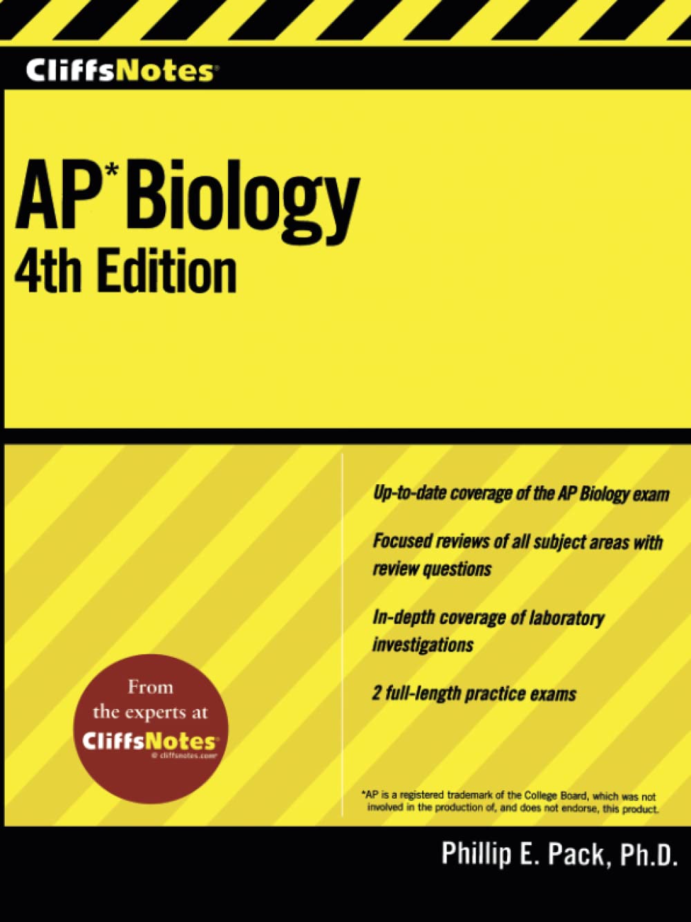 CliffsNotes AP Biology: 4th Edition,Used