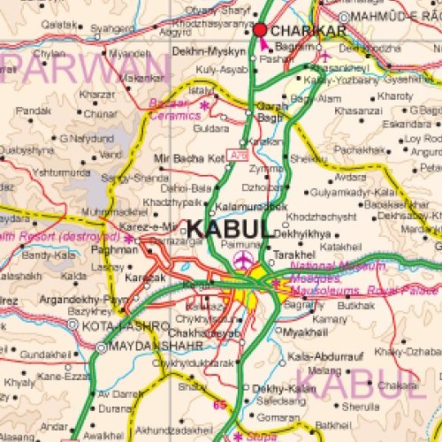 Afghanistan 1:1,000,000 Travel Map (International Travel Maps),New