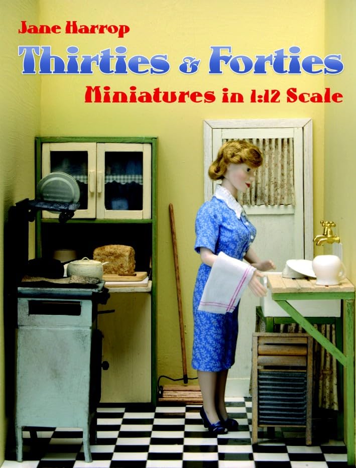Thirties & Forties Miniatures in 1:12 Scale,Used