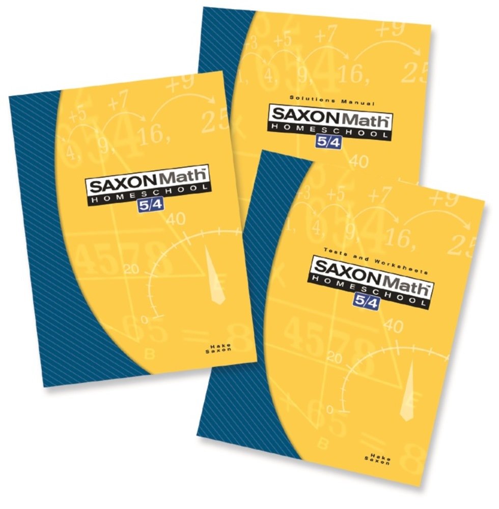 Saxon Math 5/4 Homeschool: Complete Kit 3rd Edition: 3rd Edition,New