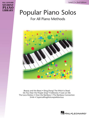 Popular Piano Solos  Level 2: Hal Leonard Student Piano Library,Used