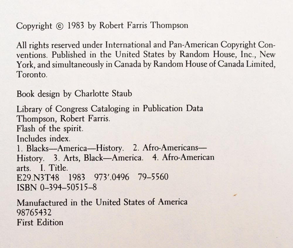 Flash of the Spirit: African and AfroAmerican Art and Philosophy,Used