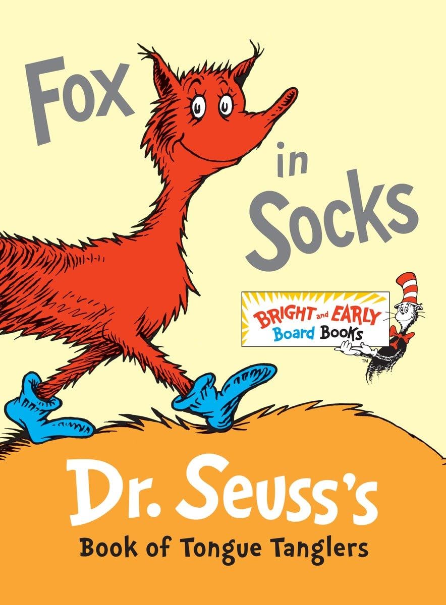 Fox in Socks: Dr. Seuss's Book of Tongue Tanglers (Bright & Early Board Books),New