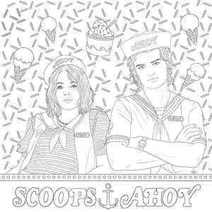 Stranger Things: The Official Coloring Book,Used