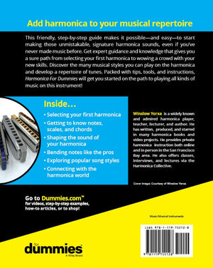 Harmonica For Dummies (For Dummies (Music)),Used