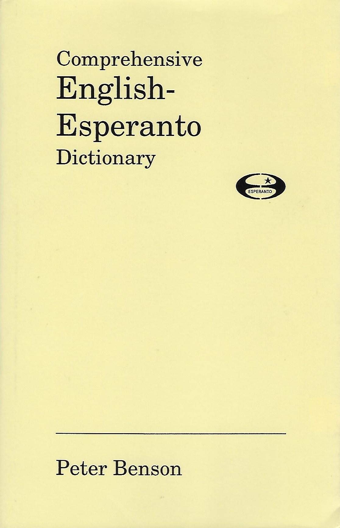 Comprehensive EnglishEsperanto Dictionary,Used