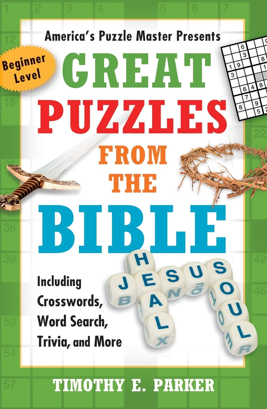 Great Puzzles from the Bible: Including Crosswords, Word Search, Trivia, and More, Beginner Level,Used