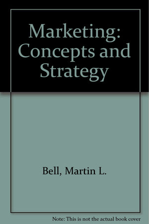 Marketing, concepts and strategy,Used