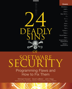 24 Deadly Sins of Software Security: Programming Flaws and How to Fix Them: Programming Flaws and How to Fix Them,Used