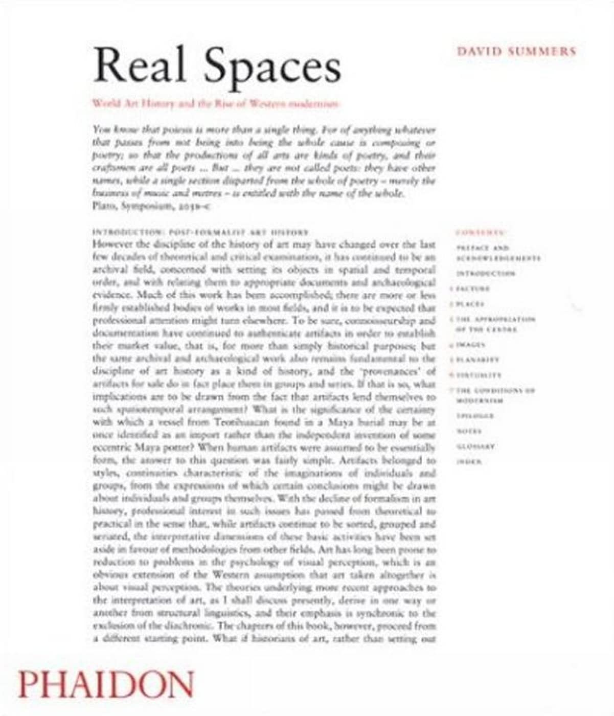Real Spaces: World Art History And The Rise Of Western Modernism